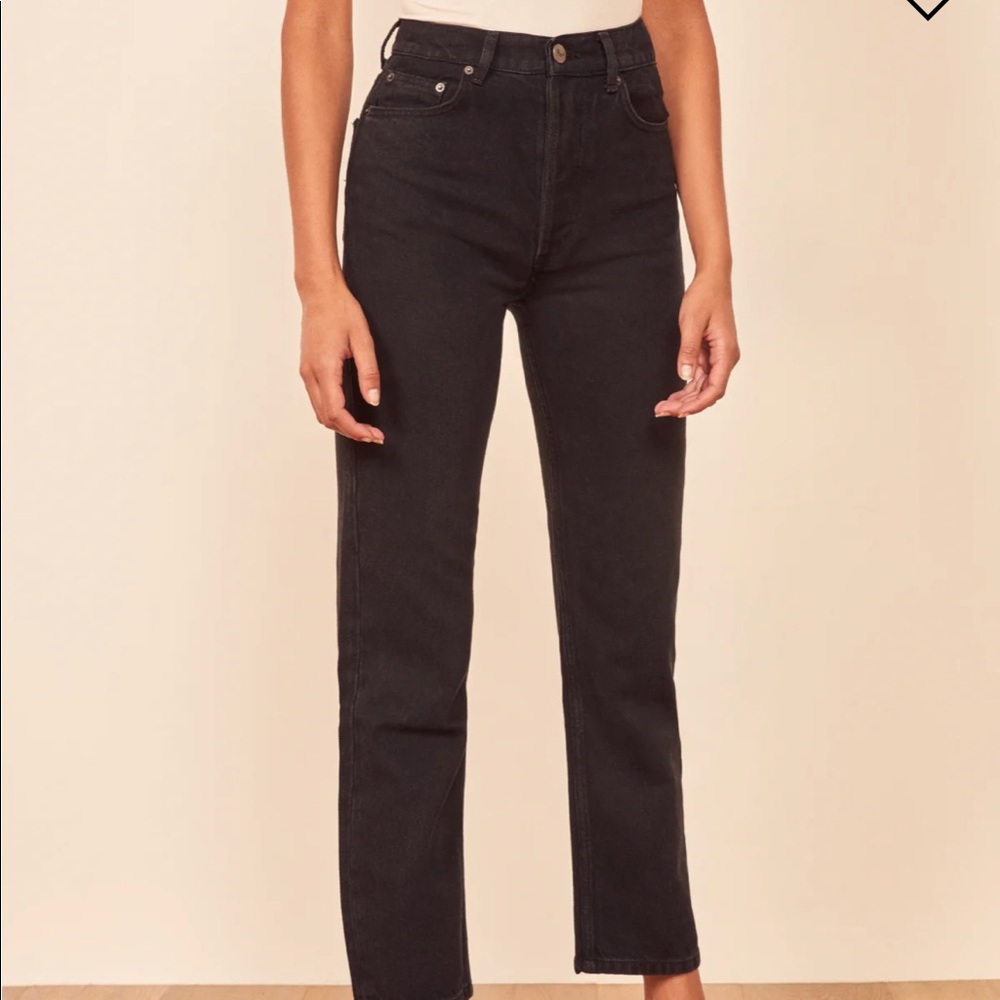 REFORMATION Cynthia High Rise Straight Jeans | Size 27